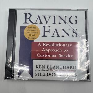 Raving Fans Audiobook CD Kenneth Blanchard Customer Service Business Mindset NEW